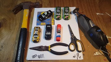 DIY NASCAR Custom Damage Diecast ep.4| (Damaged/Paper Customs)