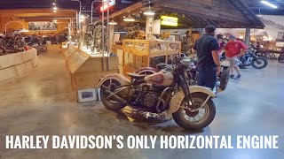 Celebrity 1942 Harley Davidson XA. Harley’s horizontal engine Profile