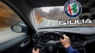 280 HP | ALFA ROMEO GIULIA VELOCE Q4 | POV Drive Test