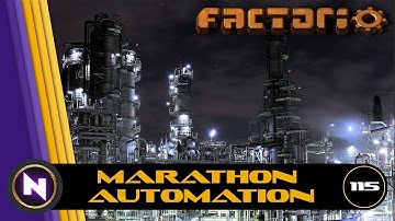 Factorio - Marathon Automation - E115 - Tungsten products and Air Filtering