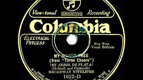 1928 Ben Selvin (as ‘Broadway Nitelites’) - My Silver Tree (Larry Murphy, vocal)