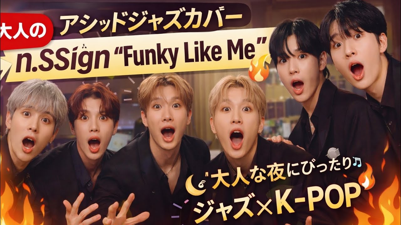 n.SSign「Funky Like Me」Acid Jazzカバー｜大人の夜にぴったりなジャズ×K-POP