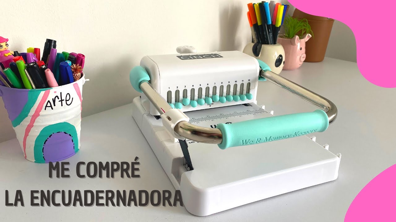 COMPRÉ LA MAQUINA DE CINCH PARA HACER AGENDAS