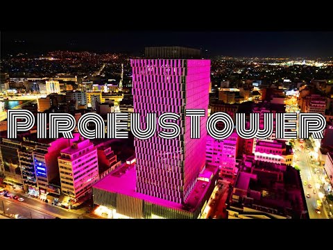 Piraeus Tower: Το πιο όμορφο στολίδι του Πειραιά! #xmas #christmas  #piraeus #tower #drone #video