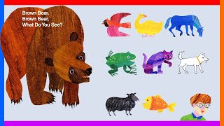 Brown Bear, Brown Bear, What Do You See? Animated Book Song for children