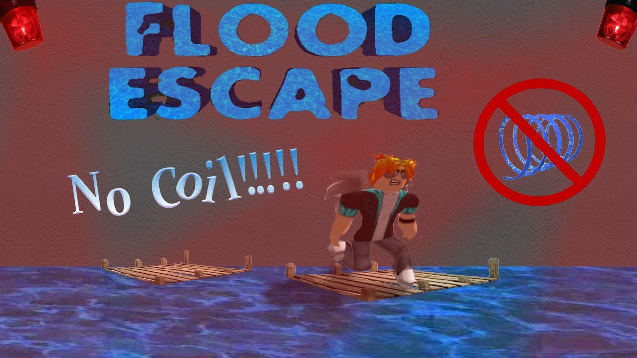 Flood Escape Hard No Coil Youtube - roblox flood escape hard