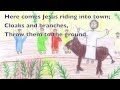 Songs for palm sunday holy week and easter 1 cloaks and branches