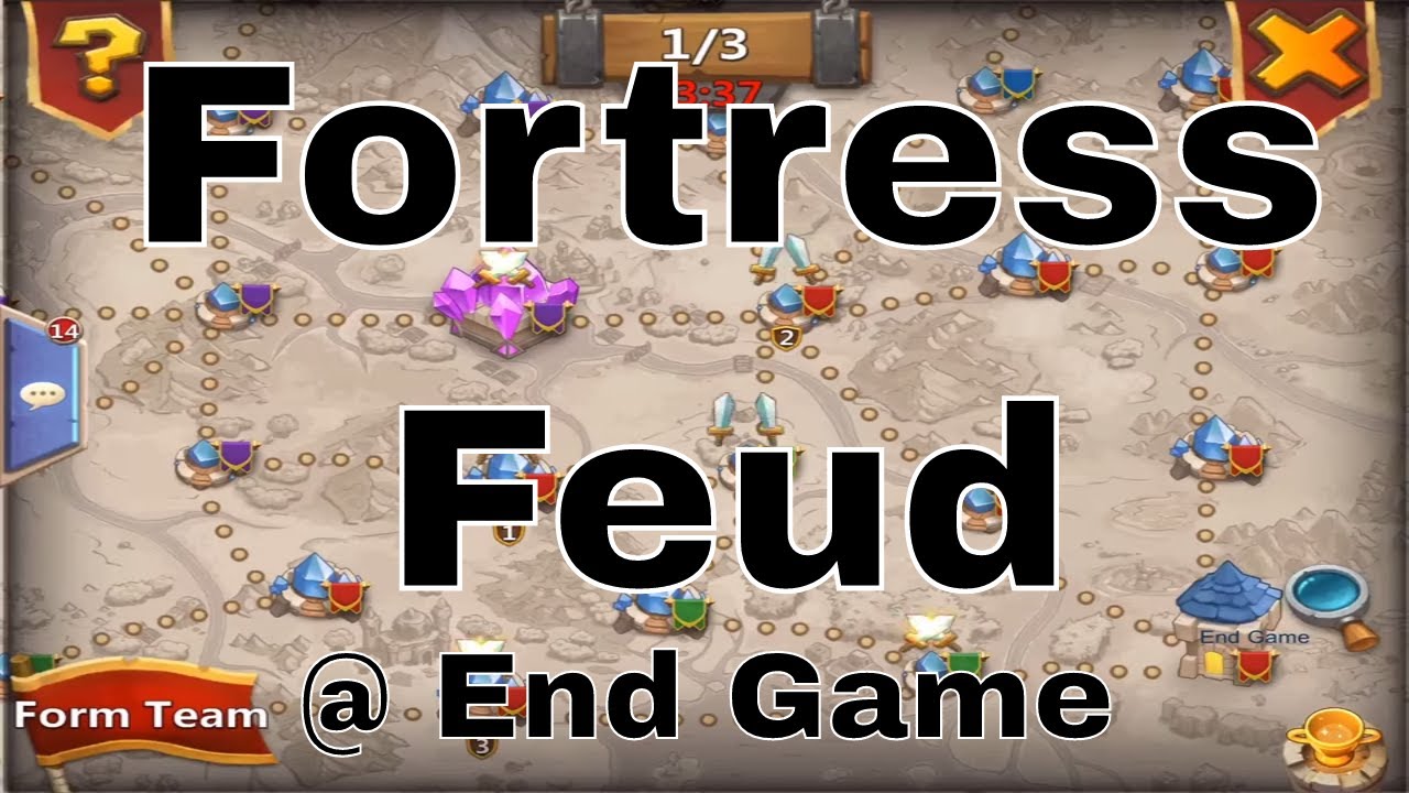 Castle Clash Fortress Feud Gameplay at End Game Guild