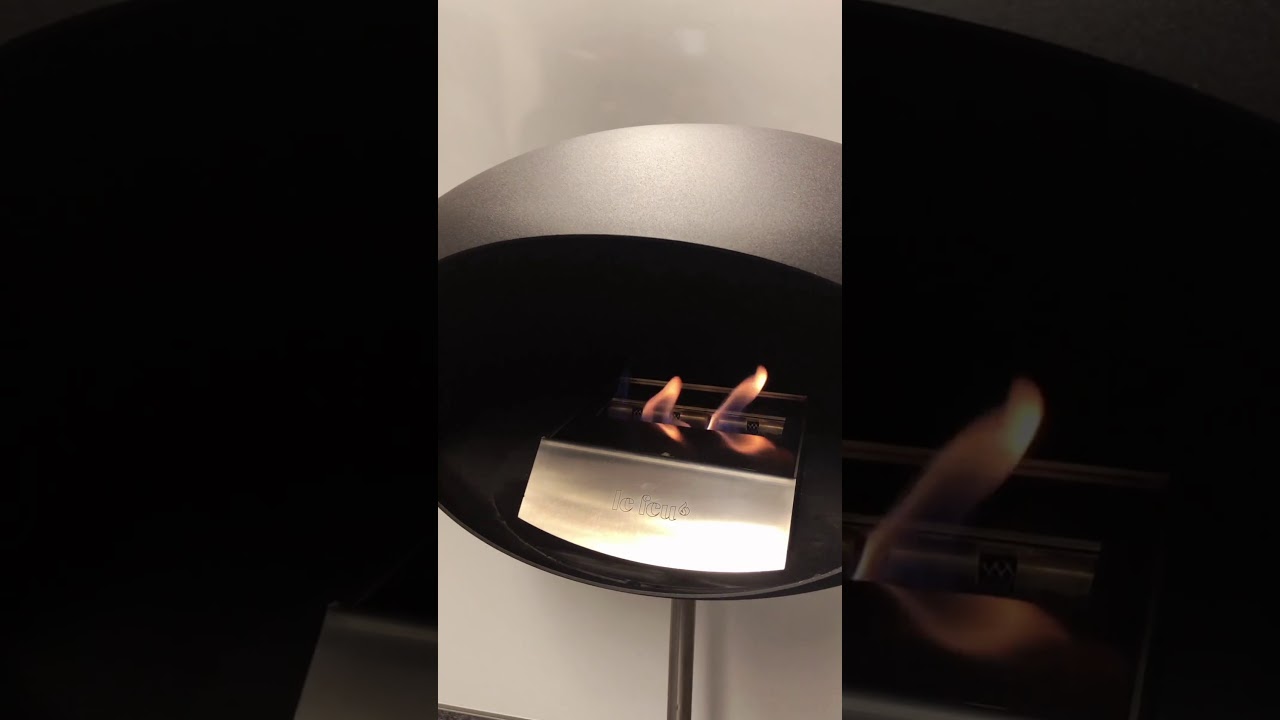Le Feu Ground Steel Bio Ethanol Fireplace