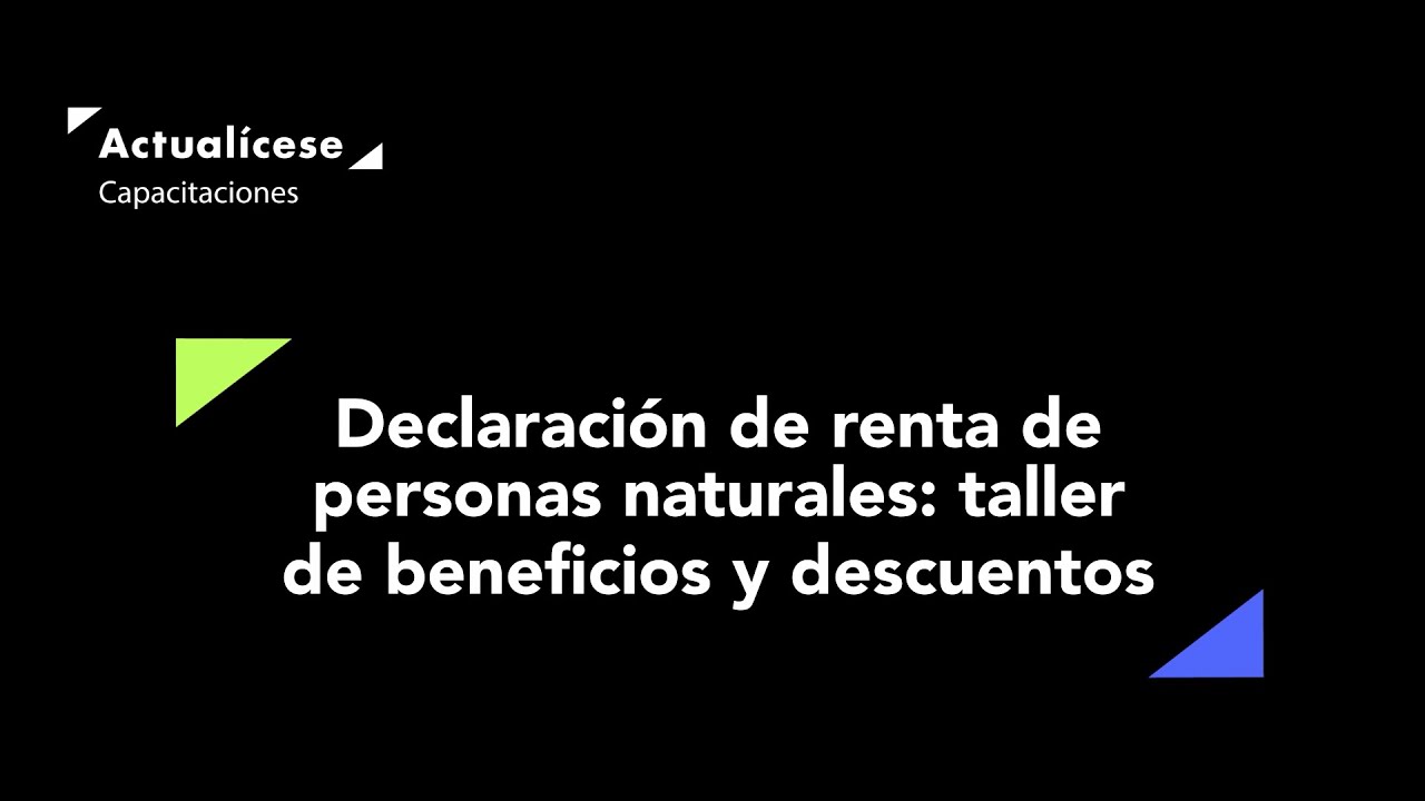 Los dividendos en la declaración de renta - YouTube