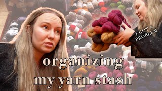 today i took back control over my yarn stash