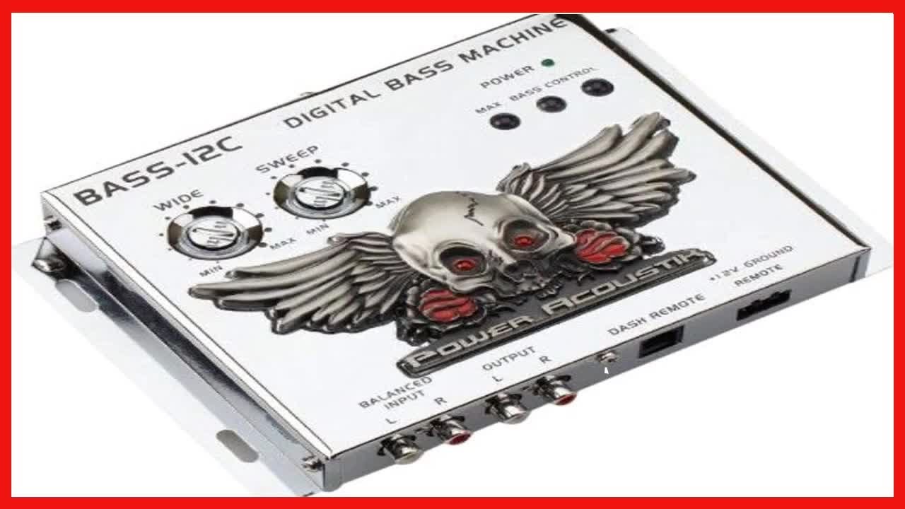 Power Acoustik BASS-12C: Precision Bass Control with Style and Power