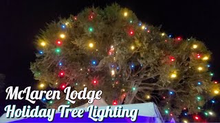 McLaren Lodge Golden Gate Park Tree Lighting 2022 || Holidays in San Francisco