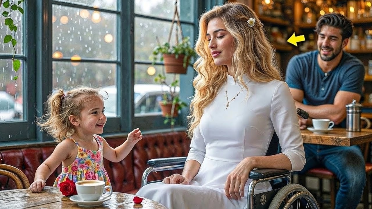 «Мой папа сказал, что ты КРАСИВАЯ», — сказала девочка молодой женщине в инвалидной коляске