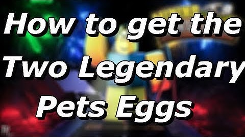 [Code]Roblox Mining Simulator - How to get the Two Legendary Pets Eggs
