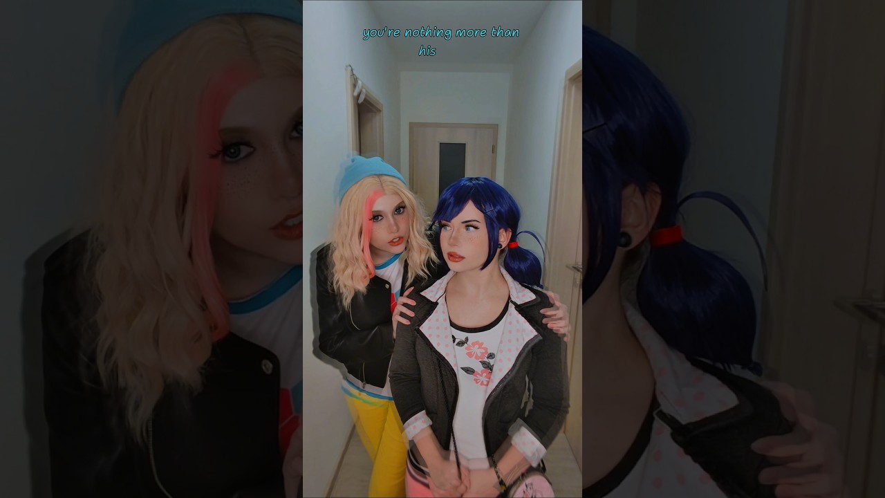 When you think about me | Zoé & Marinette @nikkihatsunecosplay #miraculous #cosplay #shorts