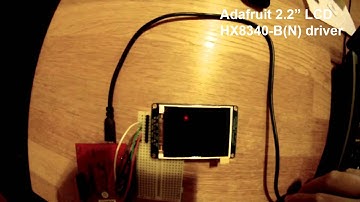 Stellaris Launchpad with Adafruit 2.2" LCD