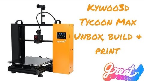 #3d #3dprinting #kywoo3d #3dprinter #3dpuk Kywoo3d Tycoon Max unboxing and build