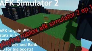 Playing Roblox Afk Simulator 2