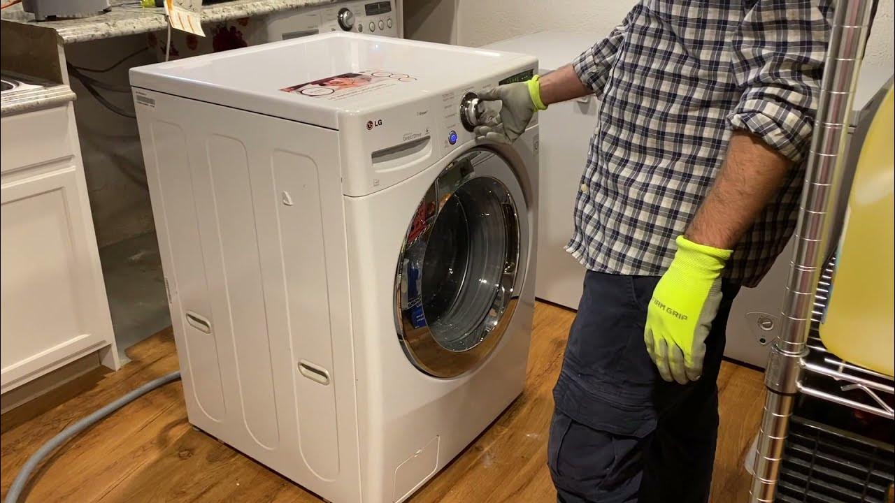 LG Washing Machine noise and vibration Repair YouTube