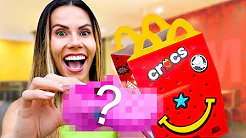 Unboxing The RAREST Happy Meal Toy CROCS !