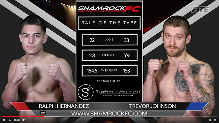 Shamrock FC 332  Ralph Hernandez vs Trevor Johnson...