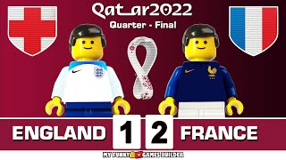 England vs France 1-2 • World Cup 2022 Qatar Quarter-Final | All Goals \& Highlights Lego Football