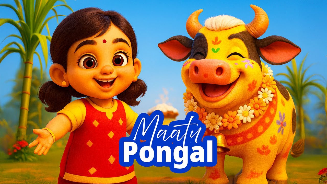 Pongal Pongal Maatu Pongal 🐄 | Pongal Song for Kids | Tamil Festival Song in English | Chittu TV