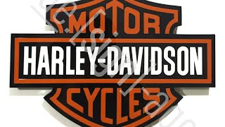 Harley Davidson Logo Acrylic Signage