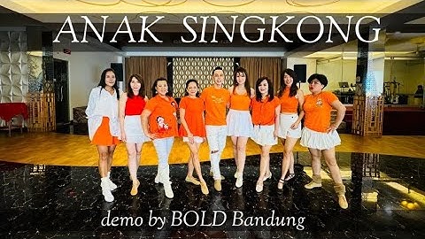 ANAK SINGKONG - line dance demo by BOLD Bandung
