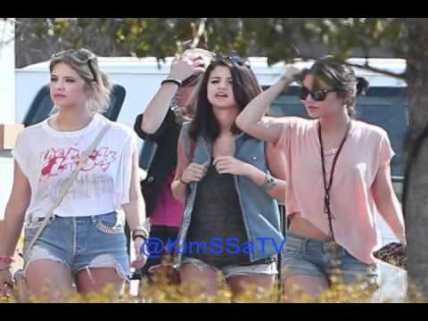 Selena Gomez, Ashley & Vanessa (Spring Breakers Cast Returns To Hotel) (March 1- Pictures)