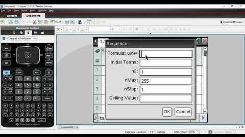 CAS Plotting Recurrence Relations