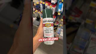 Painting  my new jon boat flat front skiff florida boats tiny boat nation little bass boat 10ft jon