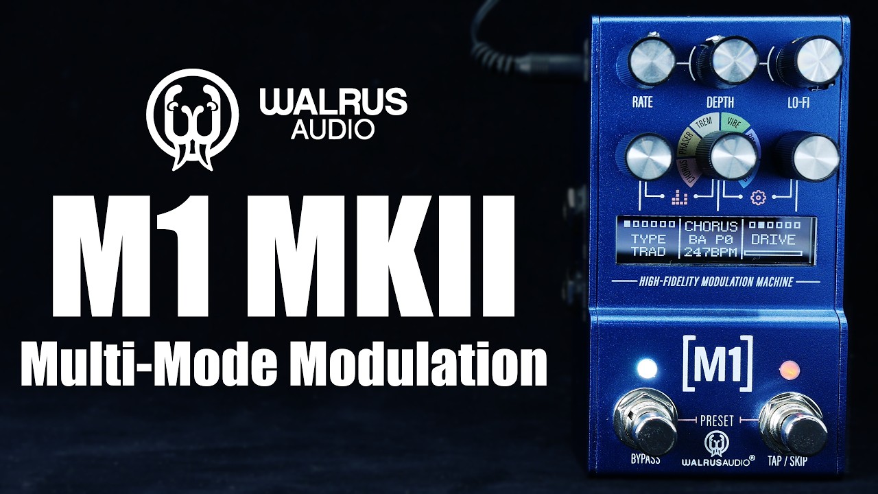 Walrus Audio Mako Series MKII: M1 High-Fidelity Modulation Machine