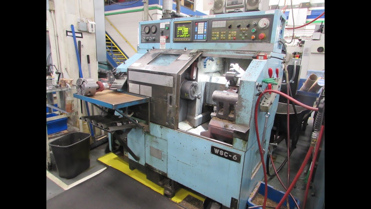 Murata Warner & Swasey WSC6 CNC Turning Center with Fanuc OT CNC