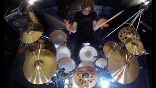 Video thumbnail of "Caravan with Drum Solo - Logan Ellis Sheppard (15) & Gabriel Severn (13) - Whiplash Film Arrangement"