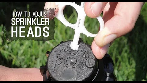 Replace SPRINKLER HEAD in 3 Minutes , Rainbird , Hunter , Orbit and How to Adjust