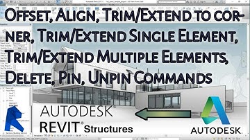 Offset | Align | Trim | Extend | Delete | Pin | Unpin | Revit Architecture | Revit Tutorial | Sonu