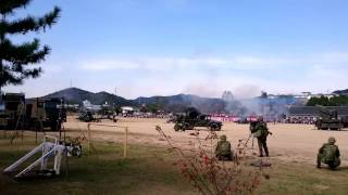 姫路駐屯地 創立65周年記念行事 訓練展示 2016 1030