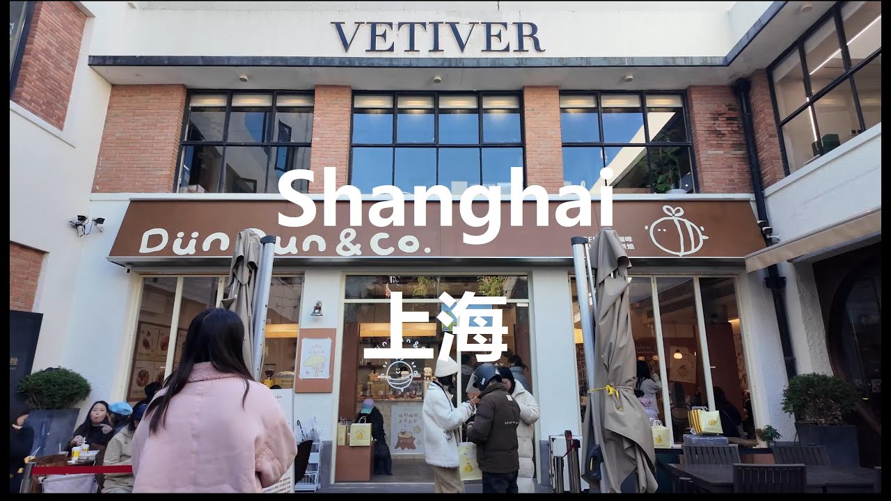 Shanghai, चीन | Houses Villa सड़क | शहर की सैर 4K