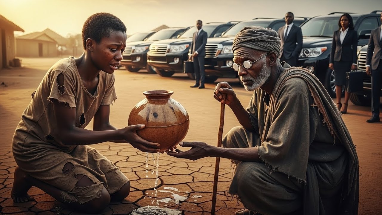 A Poor Selfless Girl Gave Water To A Blind Beggar, Unaware He Was A Disguised Billionaire