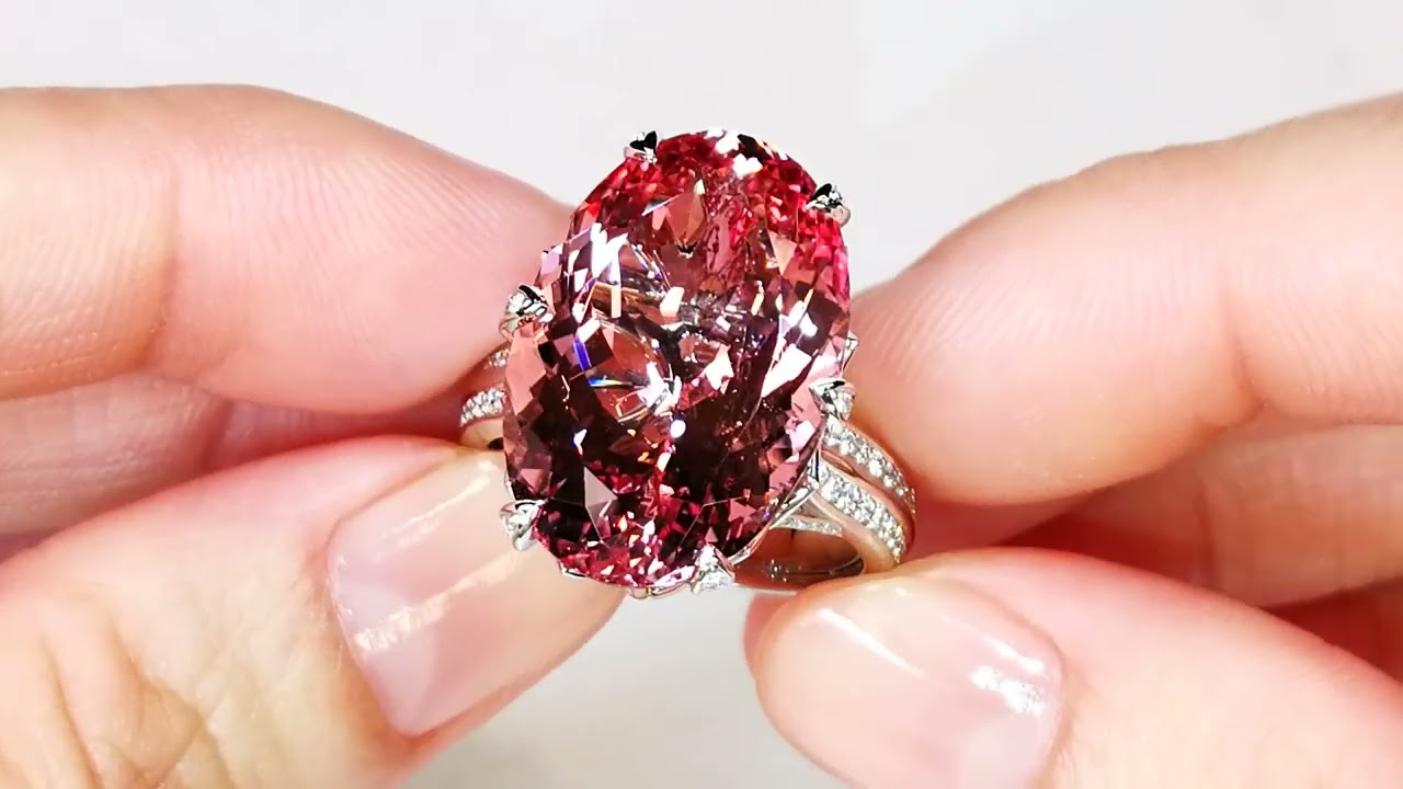 Pierre Précieuse Brute : Morganite Rose De Madagascar - 5,27 Carats (taille 11,8 X 8,8 Mm) - RARE