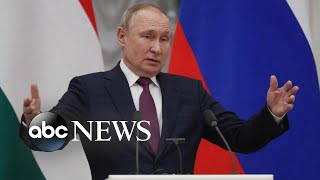 Putin accuses US, NATO of ignoring Russia's security concerns
