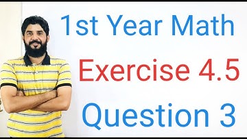 1st Year Mathematics Exercise 4.5 Q3 | Arithmetic Sequence & Series Full Explanation | Class 11 Math