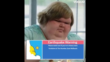 UK earthquake warning (ALTERNATE)