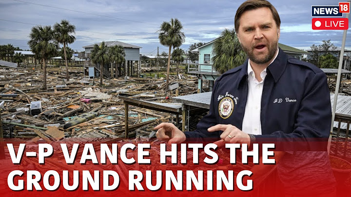 Hurricane Helene News Live | Trump's VP JD Vance Takes Stock Of Hurricane Helene Recovery | N18G