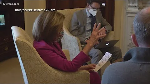 Nancy Pelosi seen calling Trump 'domestic enemy' in unreleased footage from Jan. 6 attack
