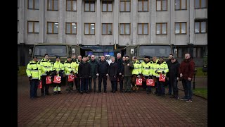 4 спеціалізованих вантажівки із потужними генераторами надали Україні шведські волонтери