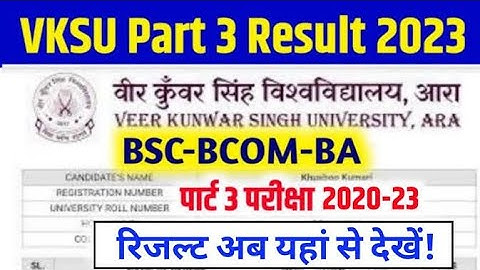 VKSU Part 3 result session (2020-2023) download.