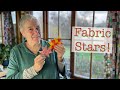 Fabric Stars for the Christmas Box - a tutorial